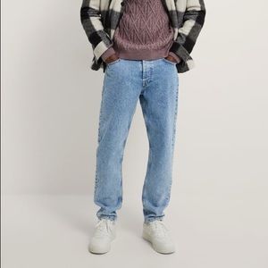 Zara Men’s Light Blue Slim Fit 90s Jeans
